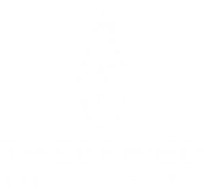 Thebemed Logo - White